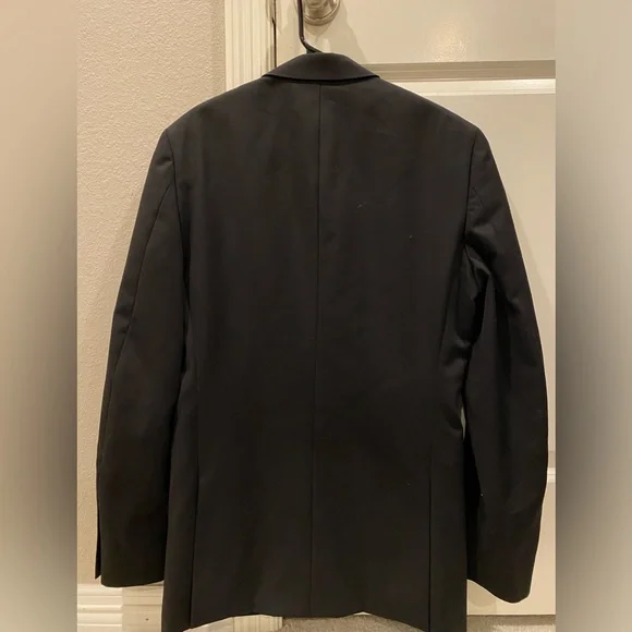 Bar III Men’s Slim fit wool suit black